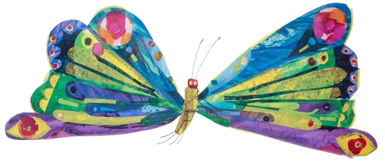 an image of the butterfly from the very hungry caterpillar